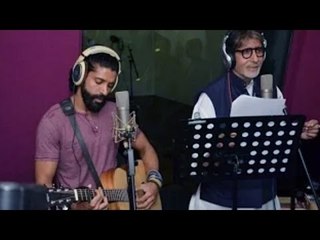 Amitabh Bachchan And Farhan Akhtar Record 'Attrangi Yaari' Song For Wazir