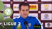Conférence de presse FC Metz - FC Sochaux-Montbéliard (1-0) : Philippe  HINSCHBERGER (FCM) - Albert CARTIER (FCSM) - 2015/2016