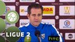 Conférence de presse FC Metz - FC Sochaux-Montbéliard (1-0) : Philippe  HINSCHBERGER (FCM) - Albert CARTIER (FCSM) - 2015/2016