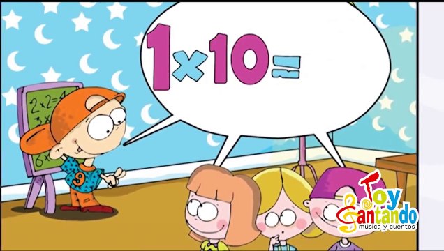 KARAOKE Canciones las Tablas de Multiplicar del 1 al 10 TABLA DEL UNO (1)