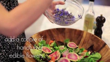 How To Make An Edible Flower Salad