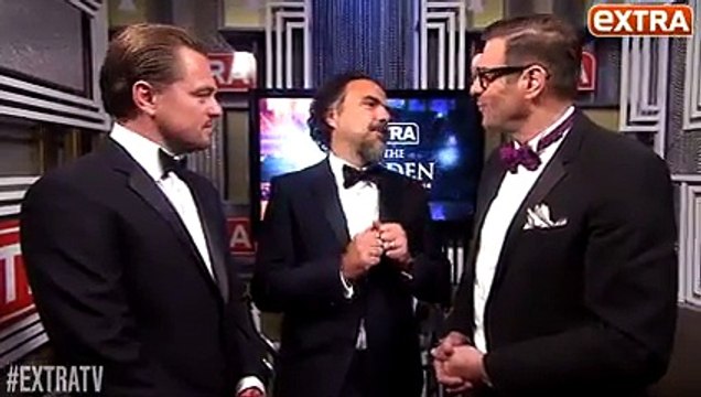 Leo DiCaprio & Alejandro González Iñárritu on Their Golden Globe Wins for 'The Revenant'