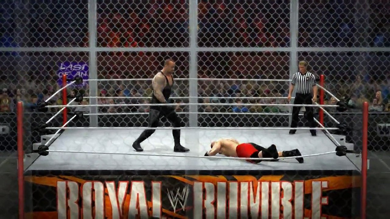 WWE 2k14 Hell In A Cell- Undertaker vs Brock Lesnar Royal Rumble