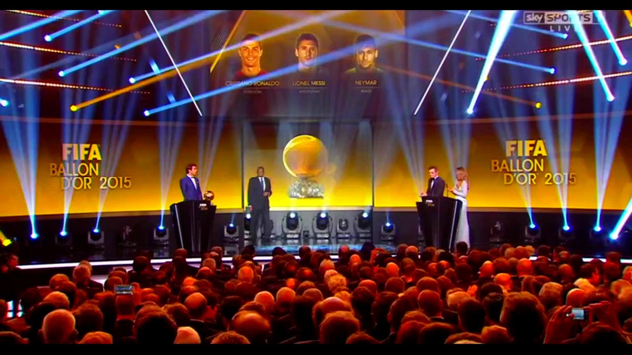Lionel Messi wins Ballon d'Or 2015 - golden bal...