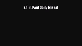 [PDF Download] Saint Paul Daily Missal [PDF] Online