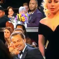 Leonardo DiCaprio reacts to Lady Gaga... - Consequence of Sound