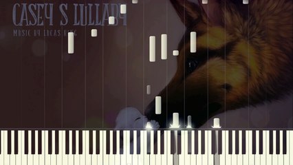 Emotional Piano Music - Caseys Lullaby | Synthesia Tutorial
