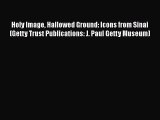 PDF Download Holy Image Hallowed Ground: Icons from Sinai (Getty Trust Publications: J. Paul