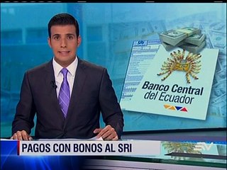 el SRI facilita pago de tributos con títulos del Banco Central