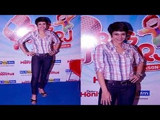 Check Mate: Mandira Bedi's Formal Attire