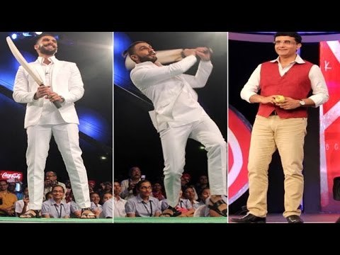 Ranveer Singh, Sourav Ganguly At NDTV Coca Cola Support My School Telethon