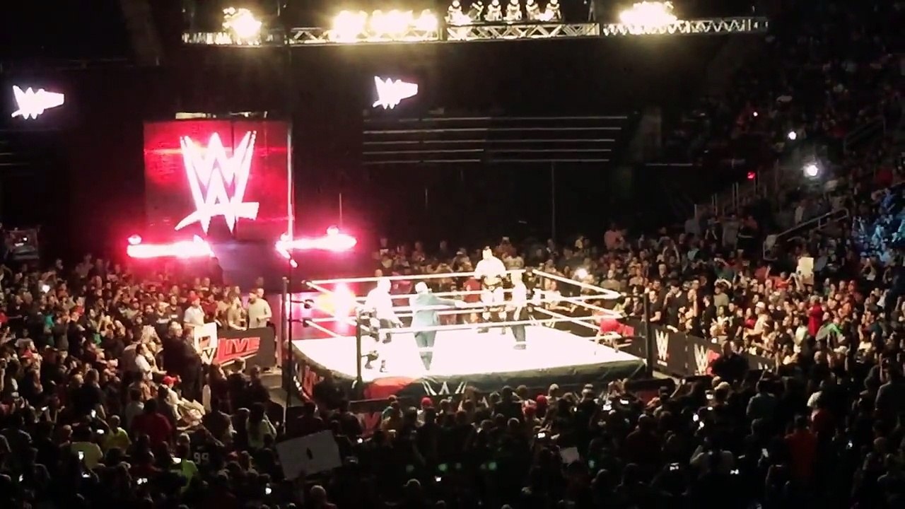 Wwe Live Event 1_8_2016 Brock Lesnar Vs Sheamus...