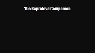 PDF Download The Kaprálová Companion PDF Online