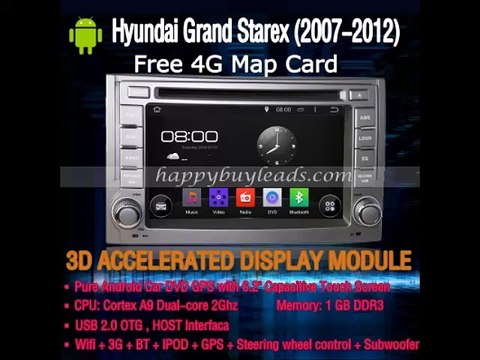 Hyundai Grand Starex Car Audio System Android DVD GPS Navigation Wifi