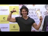 Tiger Shroff Shows Off His BICEPS At Book Launch Event