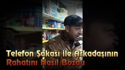 Arkadaşının Rahatını Telefon Şakası ile Nasıl Bozdu