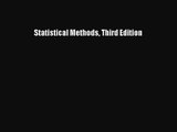 PDF Download Statistical Methods Third Edition PDF Full Ebook