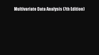 PDF Download Multivariate Data Analysis (7th Edition) PDF Online