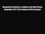 PDF Download Elementary Statistics: Looking at the Big Picture (Available 2011 Titles Enhanced