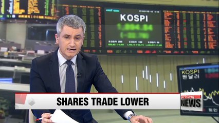 Korean shares trade lower on Tuesday