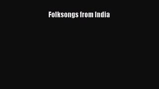 PDF Download Folksongs from India Download Online