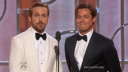 Ryan Gosling & Brad Pitt Put Their Bromance on Display