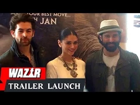 WAZIR Official TRAILER LAUNCH | Amitabh Bachchan, Farhan Akhtar, Aditi Rao Hyadri, Neil Nitin Mukesh