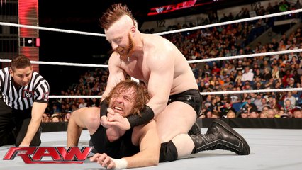 Dean Ambrose vs. Sheamus- Raw, January 11, 2016