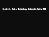 PDF Download Static-X -- Guitar Anthology: Authentic Guitar TAB PDF Full Ebook