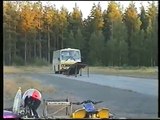 Crazy Drivers Stunt Show @ Hyvinkää - Finland 2005 - Bus To The Sunset