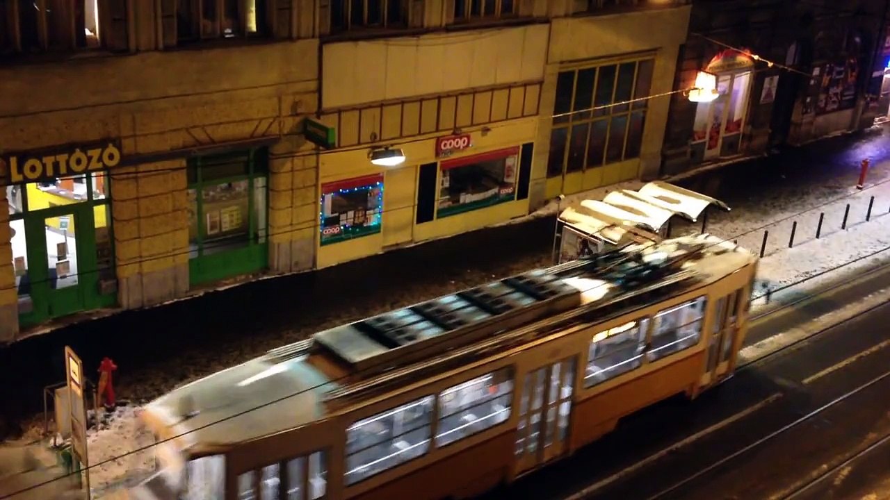 Man upset about losing the tram