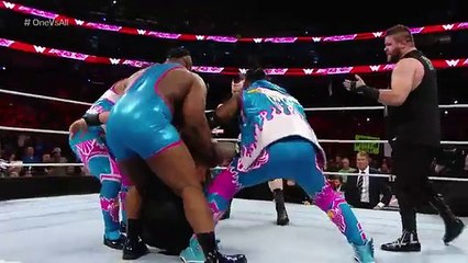 Roman Reigns competes in a One vs. All Match Raw, January 11, 2016