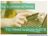 Ecommerce Content Marketing Trends for 2016