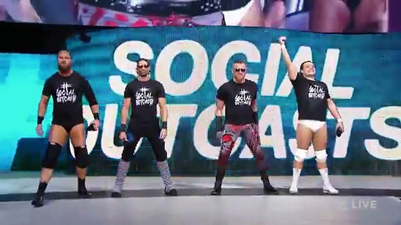 The Social Outcasts vs. The Wyatt Family Raw, January 11, 2016.