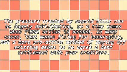 Using Debt Settlement To Escape The Financial Quagmire