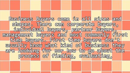 The First Time Business Buyer - Using a Leverage Buyout