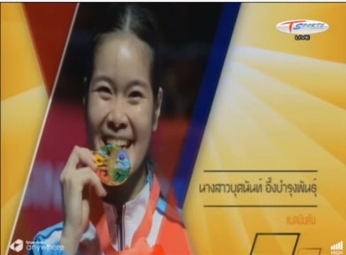 นักกีฬาเยาวชนสมัครเล่นหญิงดีเด่น วันกีฬาแห่งชาติ 2558