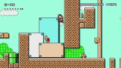 Super Mario Maker - Viewer Levels - Name: "Gathering Ground: 99 Coins" - ID: B549-0000-0186-AC9A