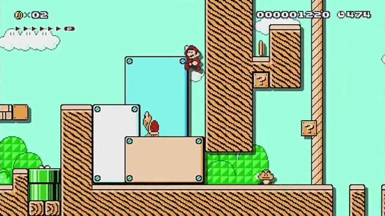 Super Mario Maker - Viewer Levels - Name: "Gathering Ground: 99 Coins" - ID: B549-0000-0186-AC9A