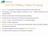 SAP ISU -Billing Invoicing  Online Training in usa