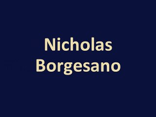 Nicholas Borgesano