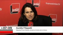 Aurélie Filippetti répond aux questions de Léa Salamé