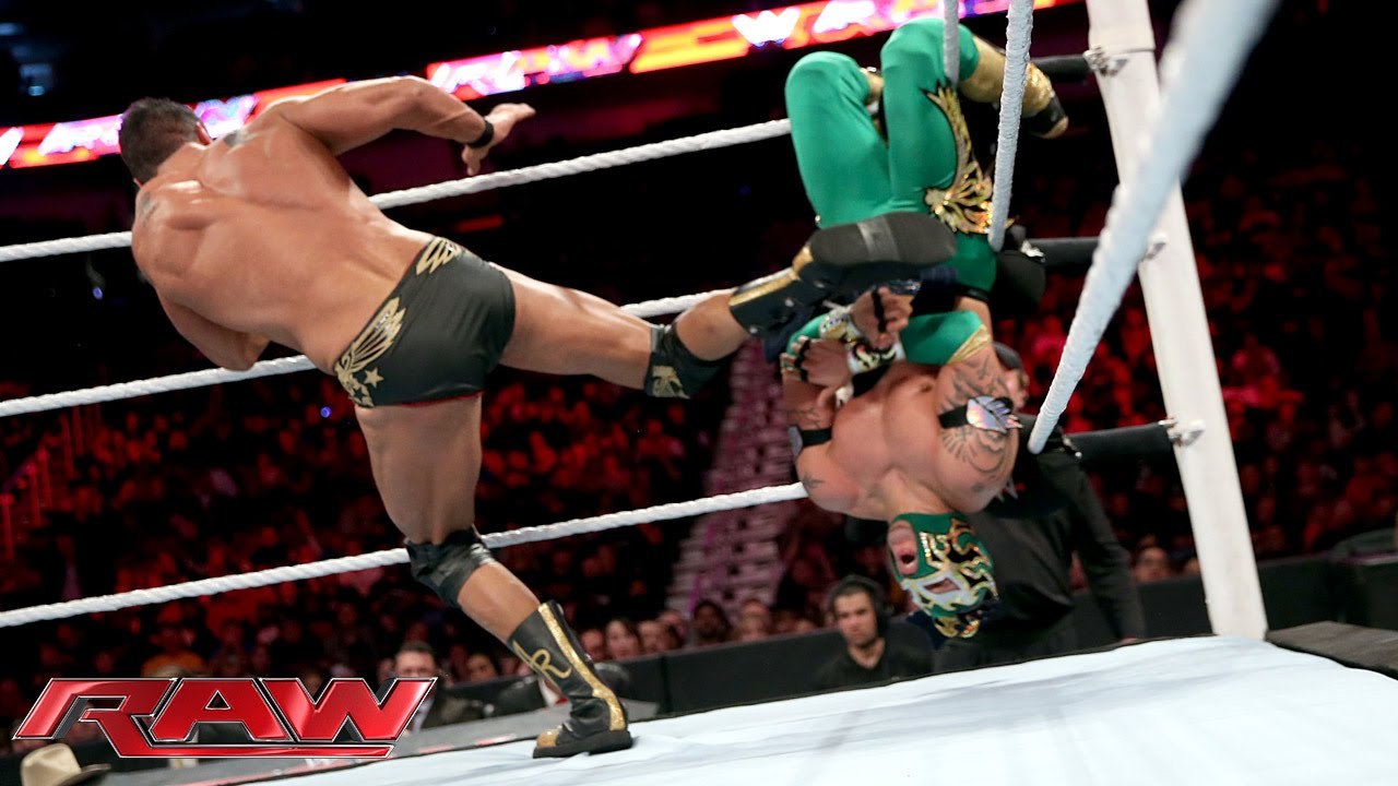 Kalisto vs. Alberto Del Rio - United States Championship Match- Raw, January 11, 2016
