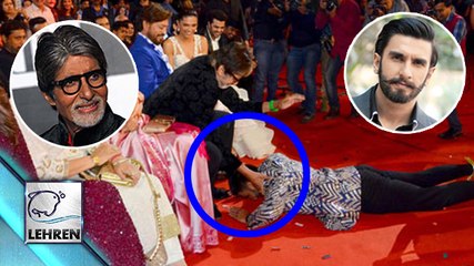Ranveer Singh EMBARRASSES Amitabh Bachchan | Star Screen Awards 2016