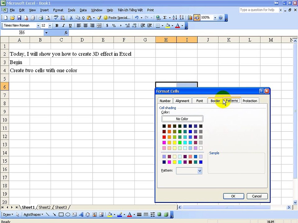 Create 3D effect in Excel - YouTube