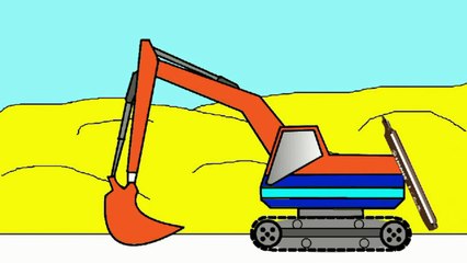 Das Malbuch - Bagger, Laster und Bulldozer!