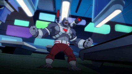 Batman Unlimited (2015) Episode 5 - Batman And Nightwing Gadget-Up To Go Against Silverback