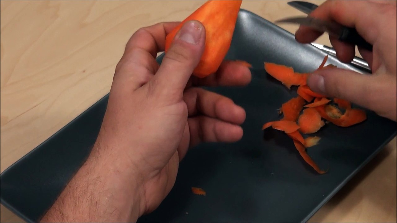 030. Free fruit carving course carrot tulip / Darmowy kurs carvingu tulipan z marchwi