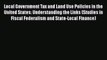 PDF Download Local Government Tax and Land Use Policies in the United States: Understanding