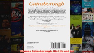 Thomas Gainsborough His Life and Art
